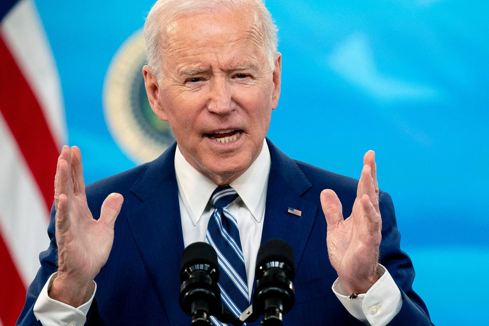 US-Präsident Joe Biden: Er hat seiner Nation die Bekämpfung der Pandemie als eine Priorität versprochen.