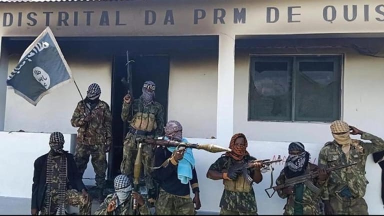 IS-Kämpfer in Mosambik.