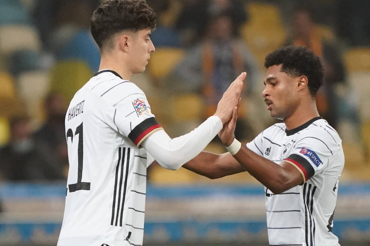 Kai Havertz und Serge Gnabry: Die beiden Nationalspieler gehören einer neuen Berateragentur an.