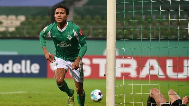 Bestritt bereits zwei Länderspiele für die deutsche U21: Werder-Profi Felix Agu. Bestritt bereits zwei Länderspiele für die deutsche U21: Werder-Profi Felix Agu.