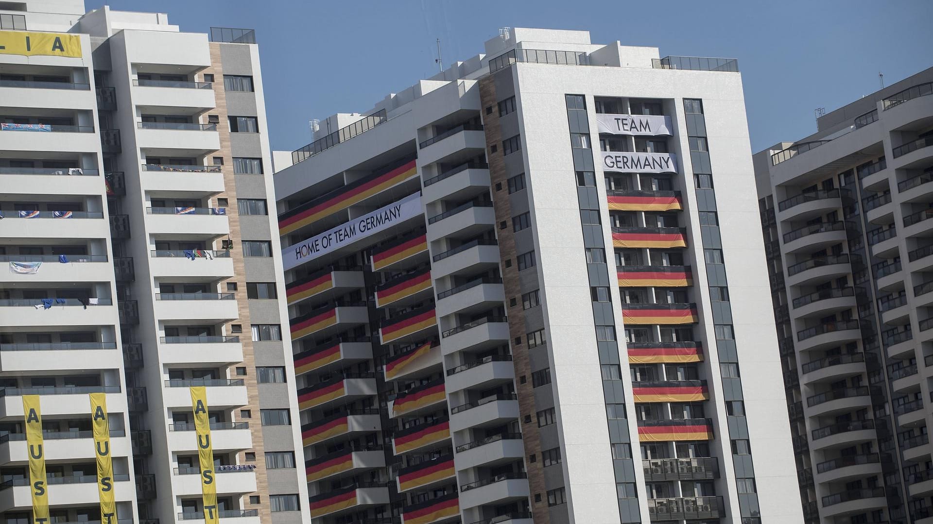 Rio de Janeiro 2016: Das Haus der deutschen Athleten.