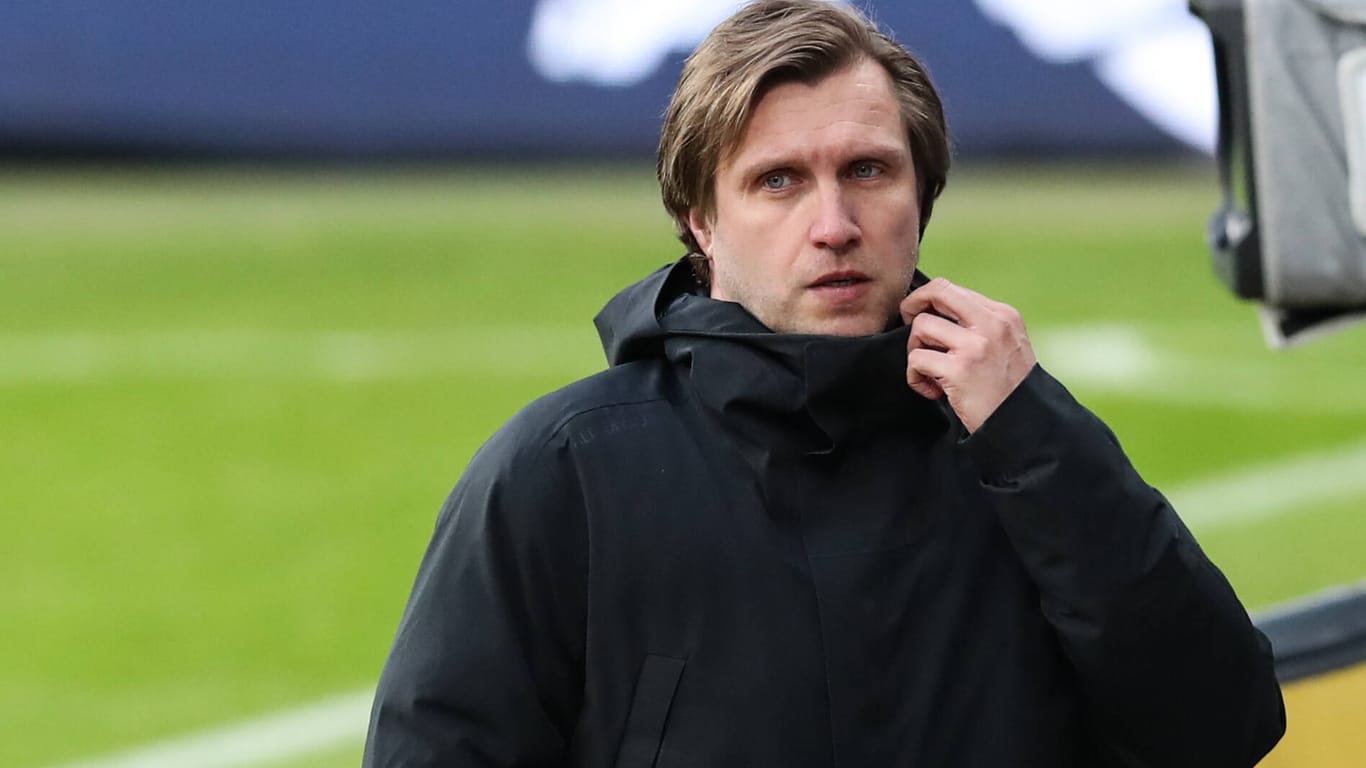 RB-Manager Markus Krösche glaubt an Ibrahima Konatés Verbleib in Leipzig.