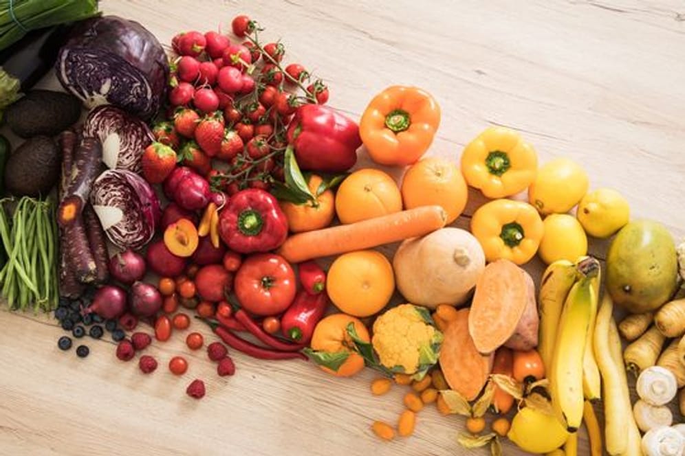Basische Ernährung: Obst und Gemüse haben einen basischen Effekt im Körper.