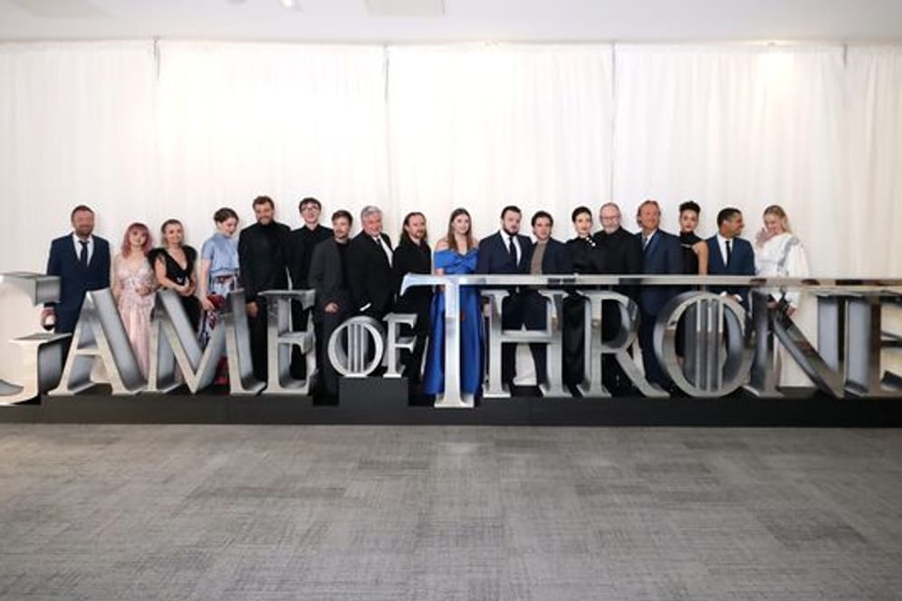 Die Schauspieler und Crewmitglieder von "Game of Thrones" in der achten Staffel.