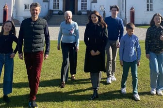 Die dänische Königsfamilie: Zum Osterfest trifft man sich auf Schloss Marselisborg.