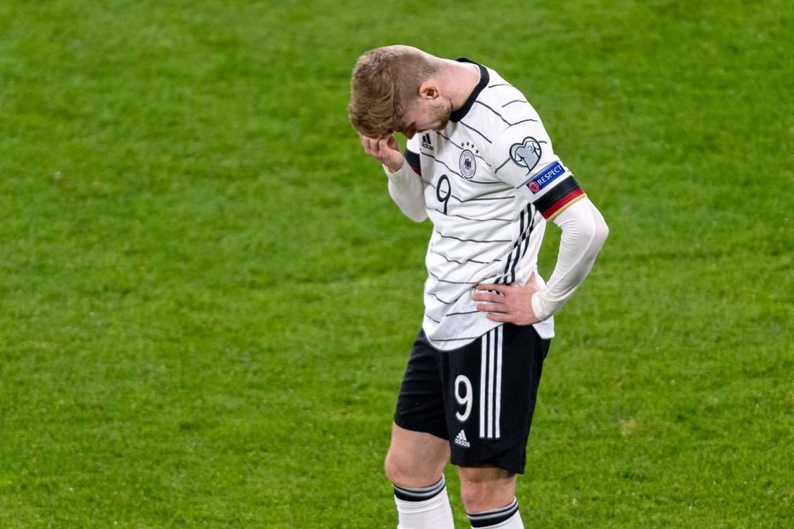 Timo Werner: Der Stürmer vergab gegen Nordmazedonien Großchancen.