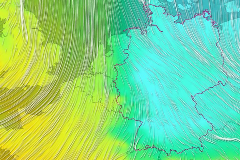 Kühle Luftströme aus dem Norden: Diese Animation zeigt, wie das Wetter über die Osterfeiertage wird und wo ab Ostermontag ein richtiger Wetterumschwung droht.
