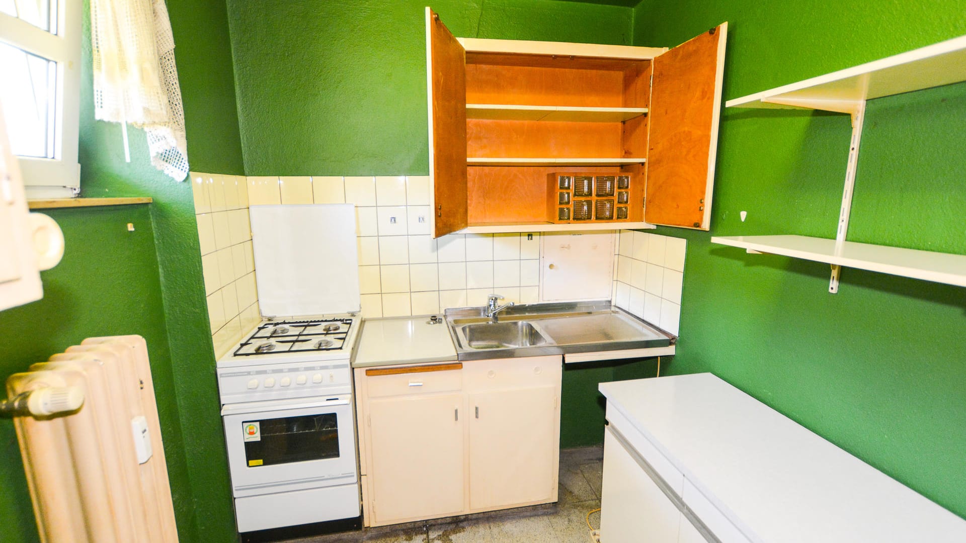 Eine Wohnung in der Siedlung: Während die eigenen Wohnungen saniert werden, können die Bewohner temporär in freistehende Wohnungen umziehen.