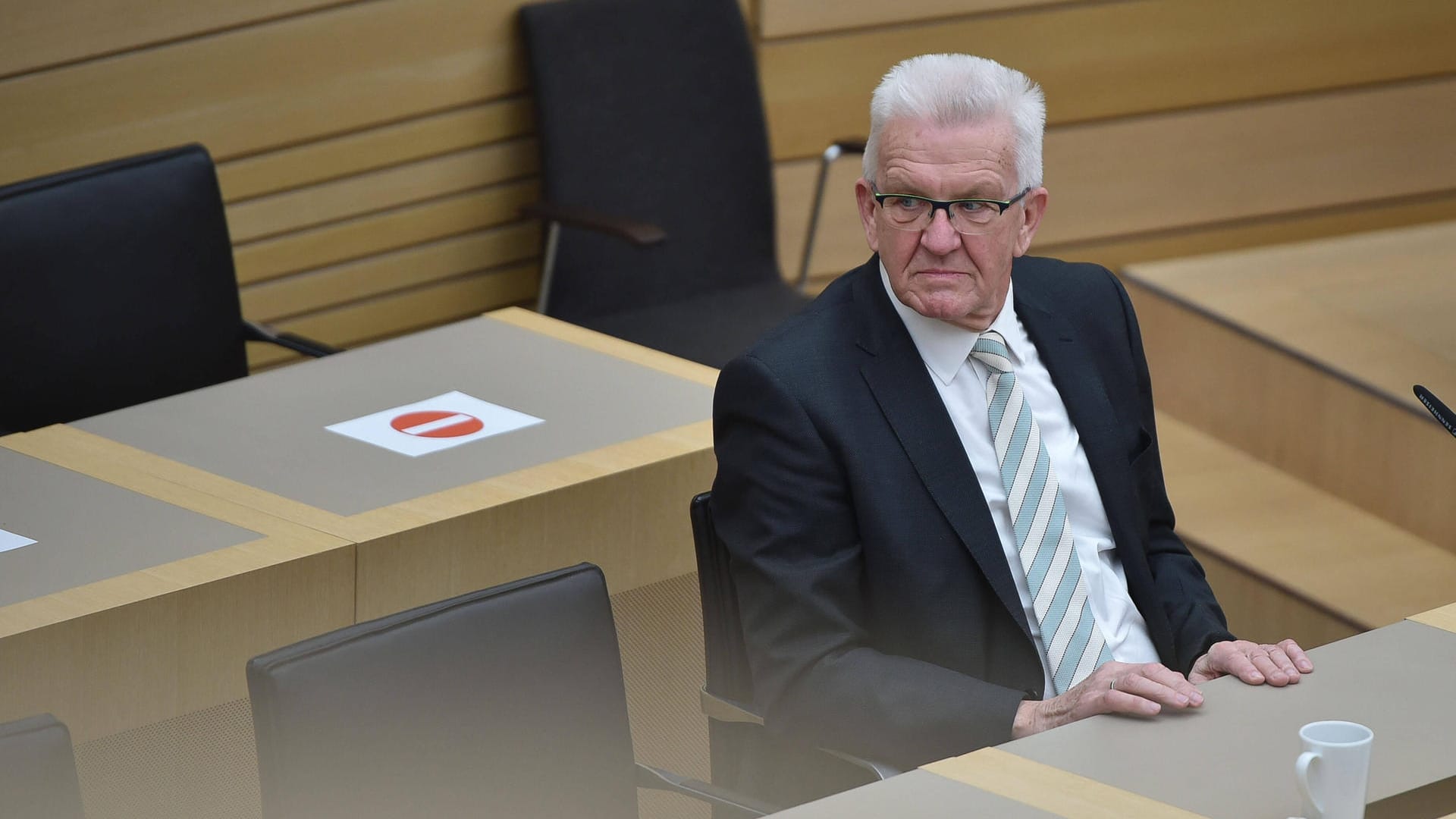 Winfried Kretschmann, Ministerpräsident von Baden-Württemberg: Er hatte auf eine Koalition mit der CDU gepocht. Winfried Kretschmann, Ministerpräsident von Baden-Württemberg: Er hatte auf eine Koalition mit der CDU gepocht.