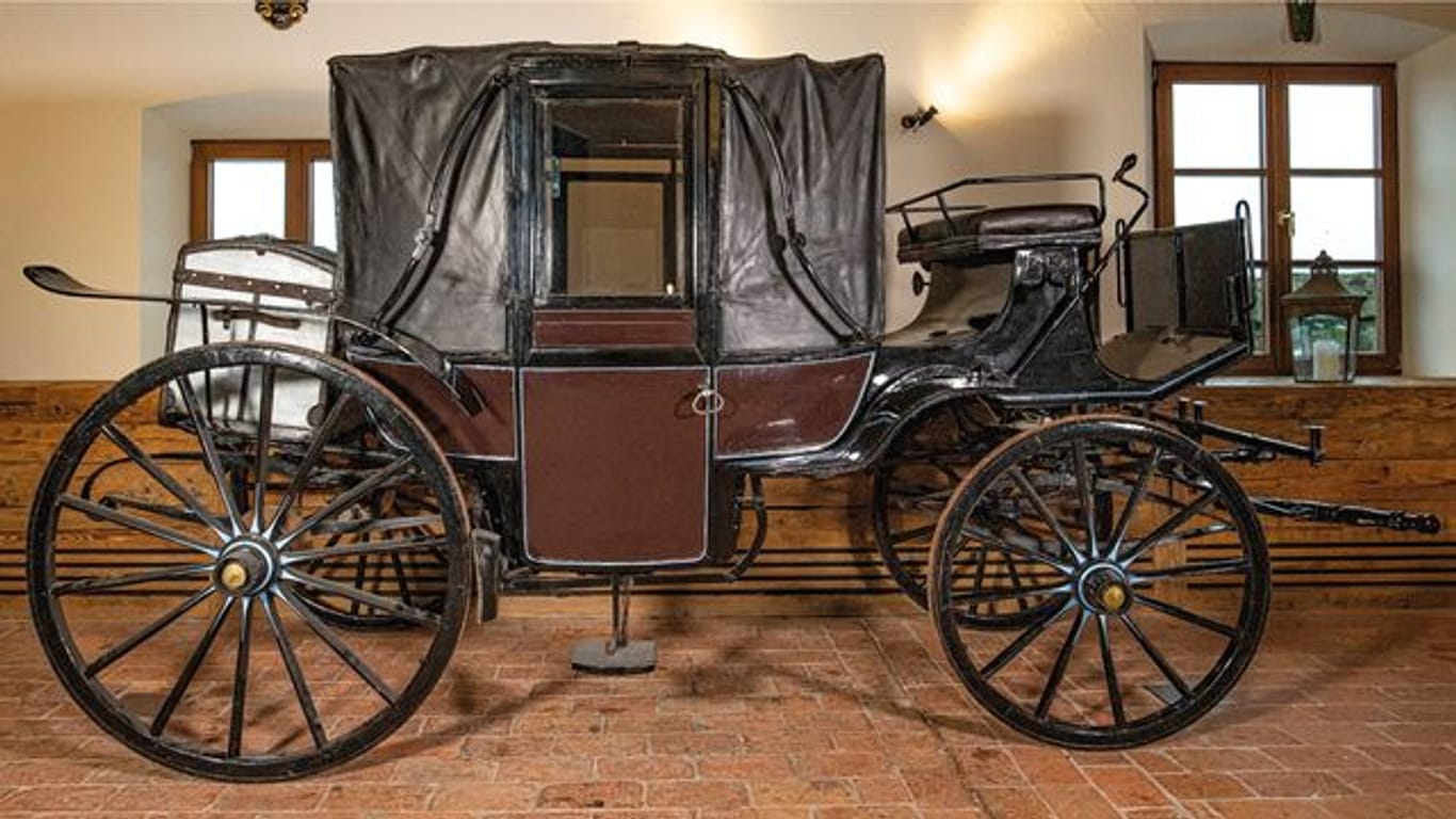 Die "Sissi-Kutsche", ein Landauer um 1900.