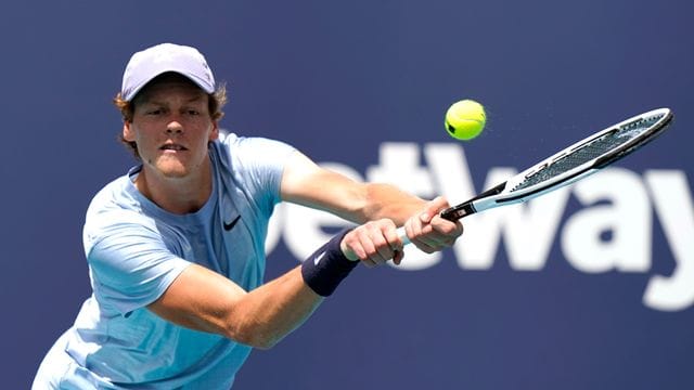 Jannik Sinner hat das Finale in Miami erreicht.