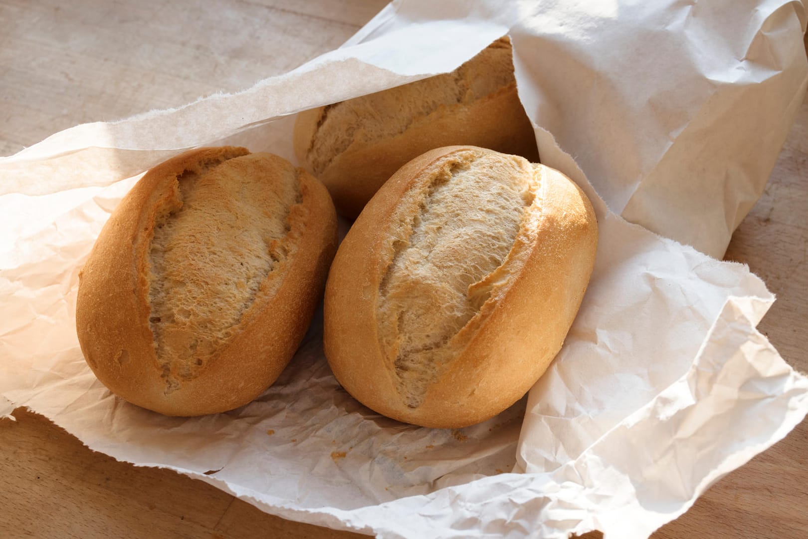 Brötchen: Frische Brötchen schmecken besonders lecker – auch ohne Belag.