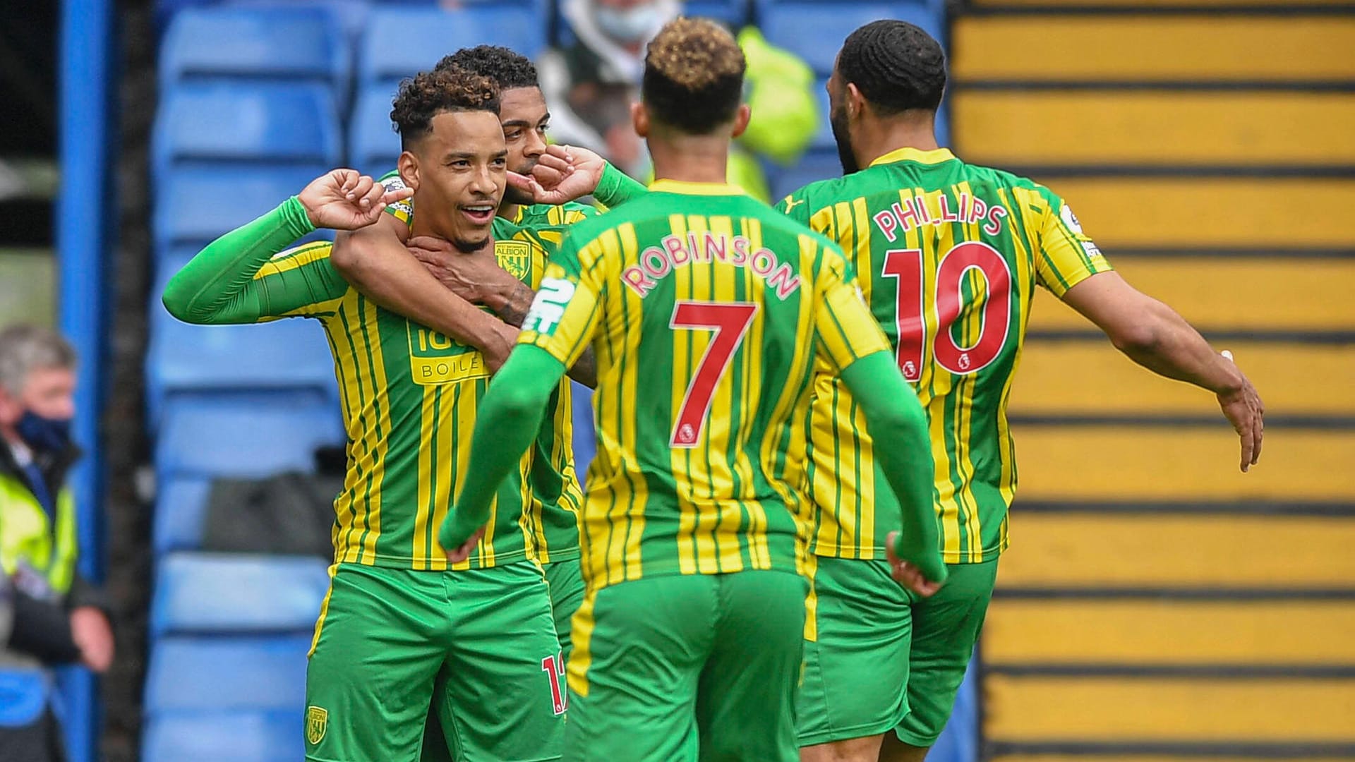 Matheus Pereira (l.) war der Schlüsselspieler für West Brom in Hälfte eins.