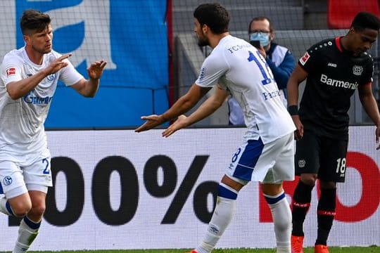 Konnte sich zumindest über ein Tor in Leverkusen freuen: Schalkes Klaas-Jan Huntelaar.