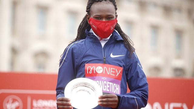 Stellte in in Istanbul einen neuen Halbmarathon-Weltrekord auf: Ruth Chepngetich.