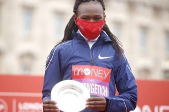 Stellte in in Istanbul einen neuen Halbmarathon-Weltrekord auf: Ruth Chepngetich.