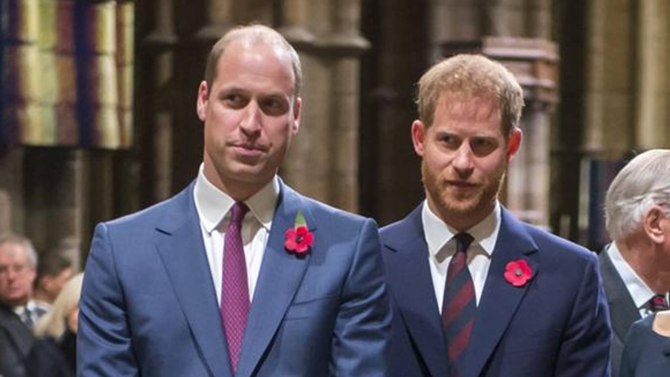 Prinz William und sein Bruder Prinz Harry: Die beiden sind zerstritten.