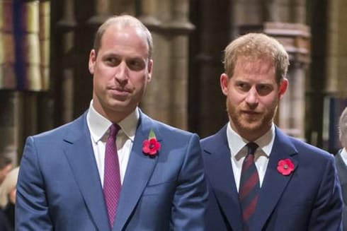 Prinz William und sein Bruder Prinz Harry: Die beiden sind zerstritten.