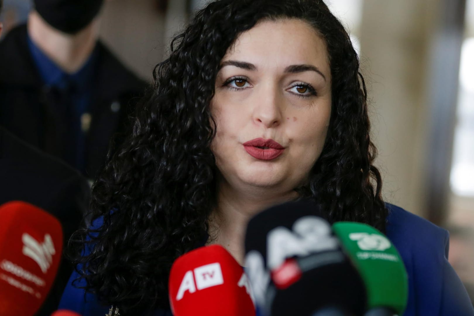 Vjosa Osmani: Sie ist die neue Staatschefin des Kosovo.