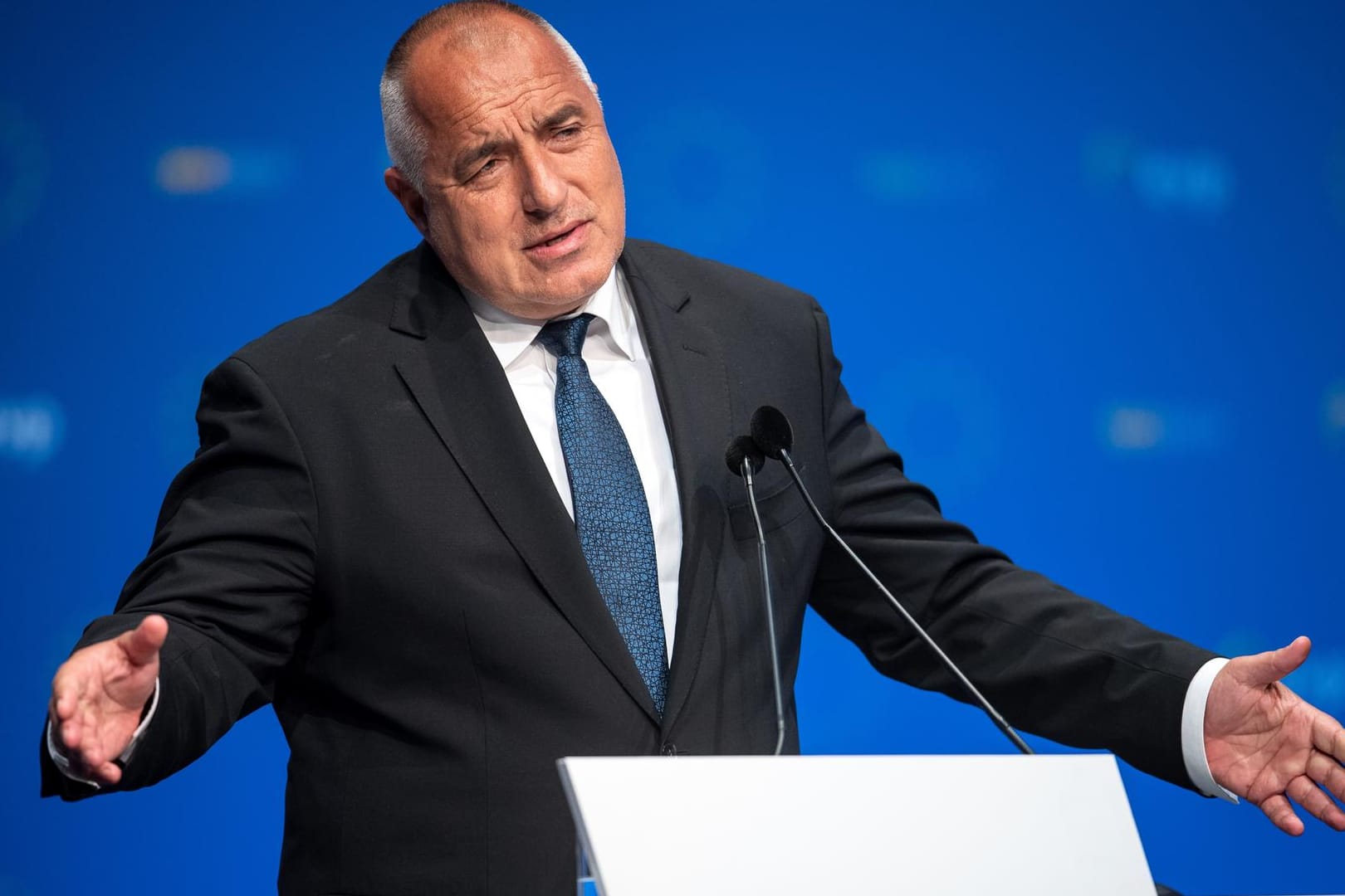 Bulgariens Ministerpräsident Boiko Borissow bei einer Wahlkampfveranstaltung. Er schlägt vor, Fachleute ins Kabinett zu holen.