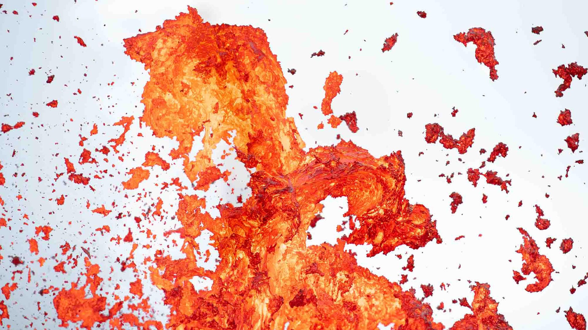 Ein Lava-Drache: Fotografiert am Vulkan Fagradalsdjall.