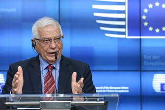 Josep Borrell: Der EU-Außenbeauftragte hat der Ukraine Unterstützung zugesichert.