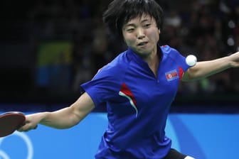 Tischtennisspielerin Kim Song I: Sie und weitere nordkoreanische Sportler werden bei den Olympischen Spielen nicht zu sehen sein.