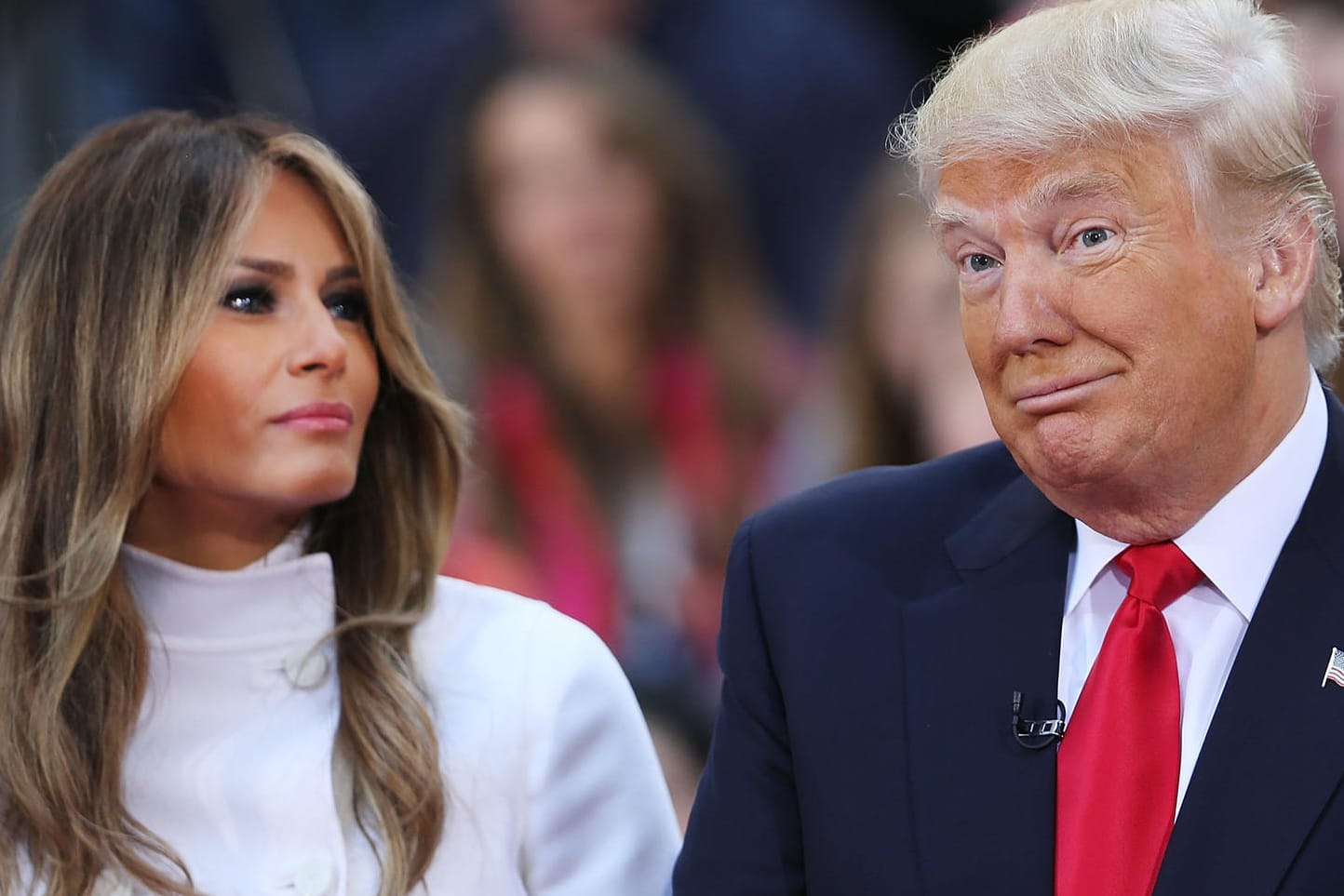 Donald Trump: Gemeinsam mit seiner Frau Melania Trump besuchte er seine Familie an Ostern in Palm Beach, Florida.