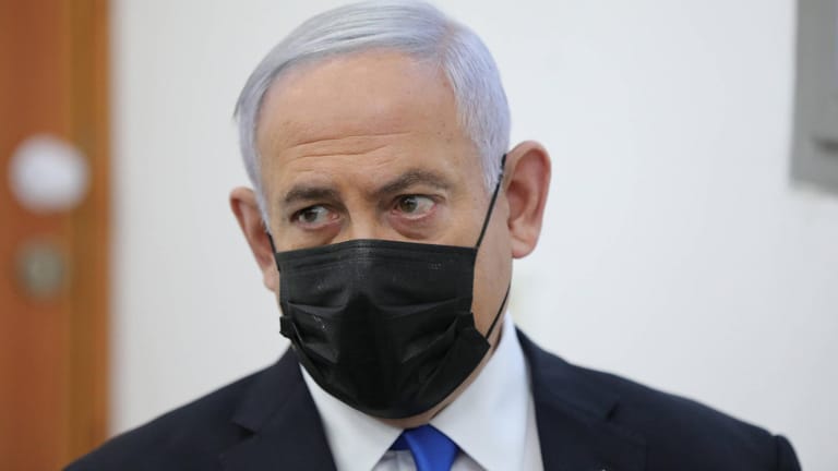 Israels Premierminister Benjamin Netanjahu: Gegen ihn läuft derzeit ein Prozess wegen Betrugs, Untreue und Bestechlichkeit.