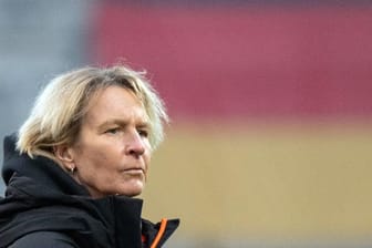 Testet mit Deutschlands Fußball-Frauen zweimal in Wiesbaden: Bundestrainerin Martina Voss-Tecklenburg.