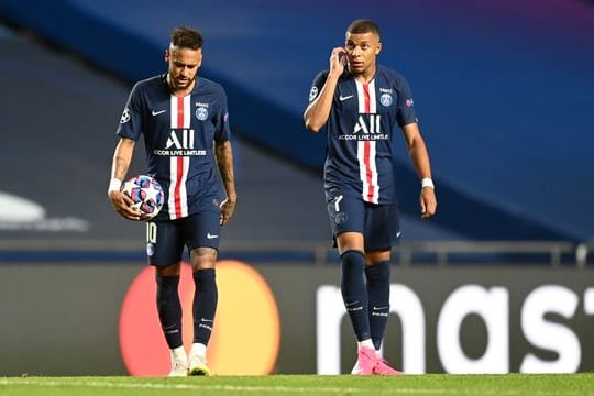 Wollen mit PSG Revanche gegen Bayern: Neymar (l) und Kylian Mbappé.