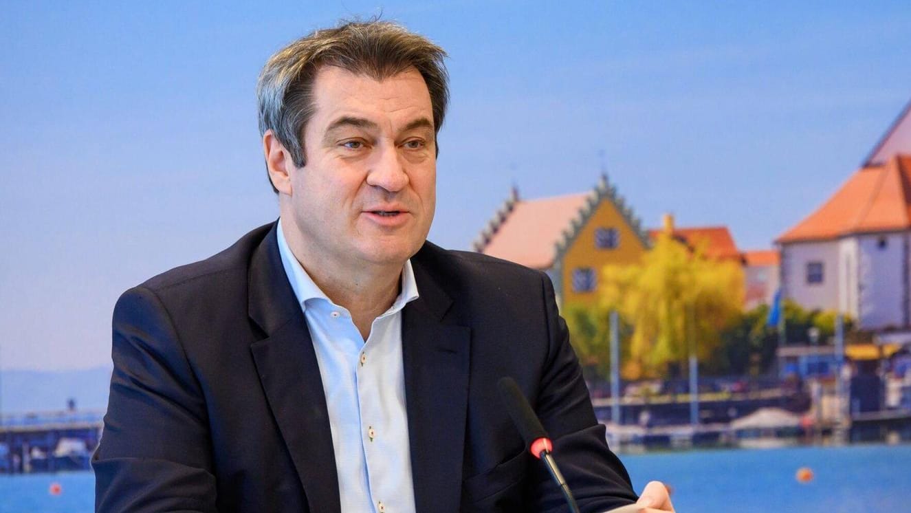 Markus Söder: Der bayrische Ministerpräsident wird als Kanzlerkandidat der Union gehandelt – ebenso wie CDU-Chef Armin Laschet (Archivbild).