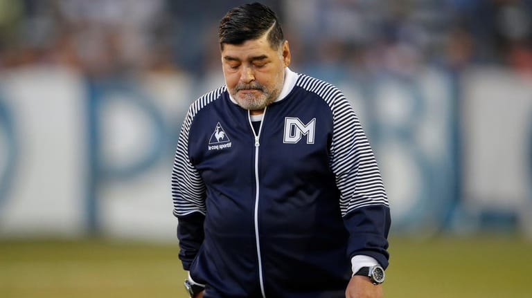 Diego Maradona im November 2019: Die Legende erlag ein Jahr später einem Herzinfarkt.