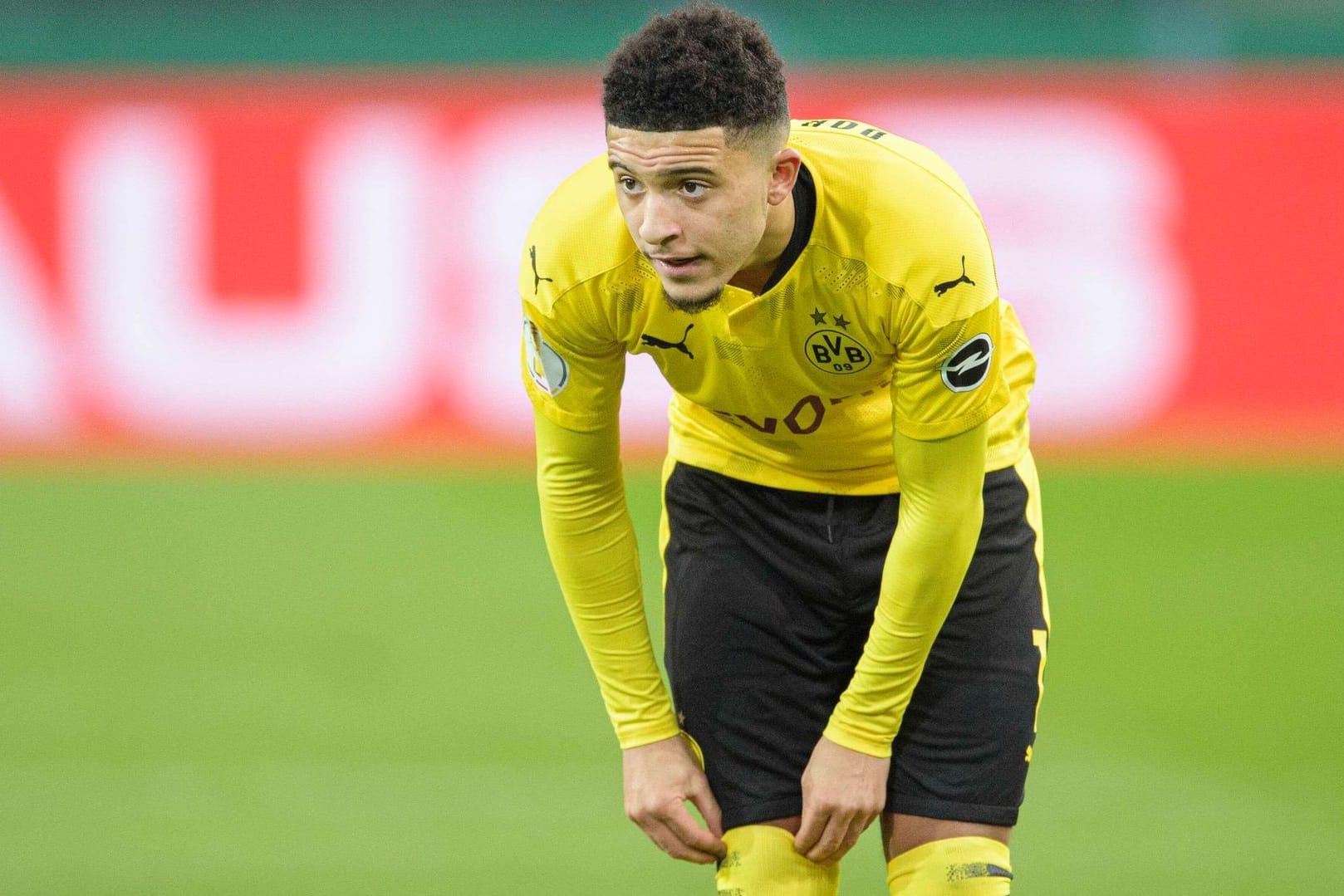 Jadon Sancho: Der BVB-Stürmer hat bei Twitter rund 585.000 Follower.