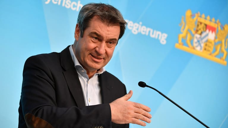 Markus Söder: Bayerns Ministerpräsident spricht sich für einen kurzen, konsequenten Lockdown aus.