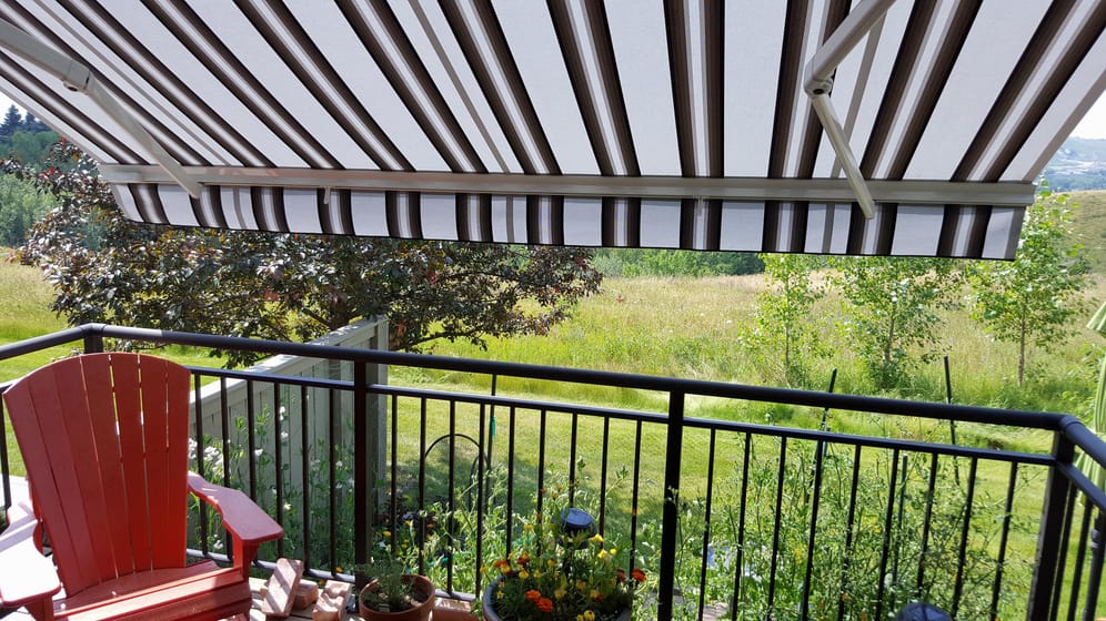 Ob im Garten, auf der Terrasse oder dem Balkon: Eine Markise schützt Sie zuverlässig vor der Sonne.