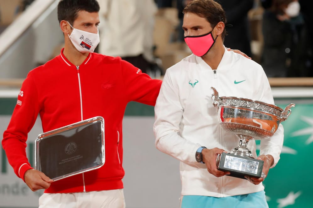 Novak Djokovic und Rafael Nadal bei den French Open 2020: Das diesjährige Turnier wurde verschoben.