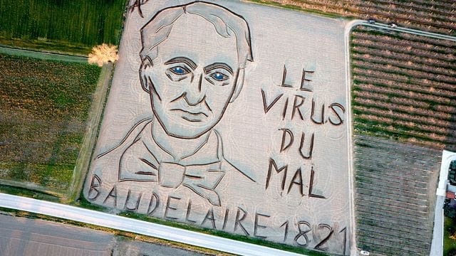 Der italienische Land-Art-Künstler Dario Gambarin hat im Jahr des 200. Der italienische Land-Art-Künstler Dario Gambarin hat im Jahr des 200.