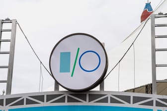 Das Logo der Entwicklerkonferenz Google I/O: Auch Google verlegt seine Entwicklerkonferenz angesichts der fortlaufenden Corona-Pandemie ins Internet.