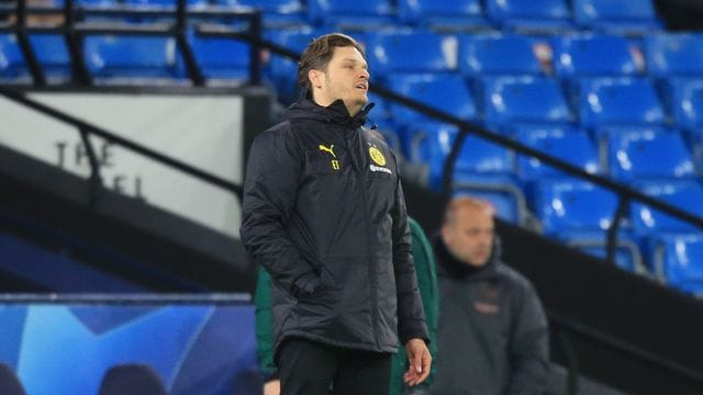 Muss in Stuttgart weiter auf Jadon Sancho verzichten: BVB-Coach Edin Terzic. Muss in Stuttgart weiter auf Jadon Sancho verzichten: BVB-Coach Edin Terzic.