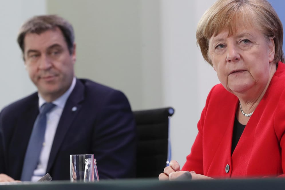 Angela Merkel und Markus Söder: Kommen sie am Montag wieder zusammen – oder nicht?