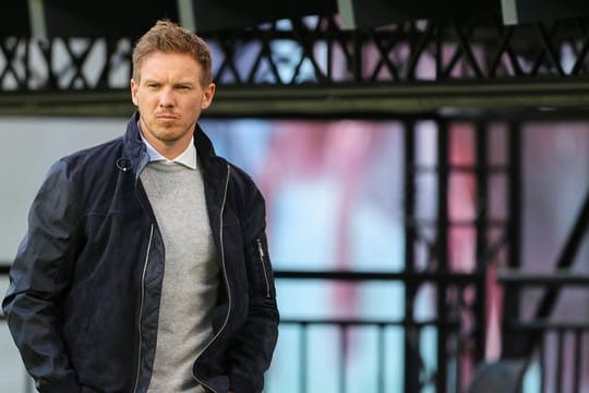 Leipzigs Trainer Julian Nagelsmann rüffelte seinen Spieler Angeliño.