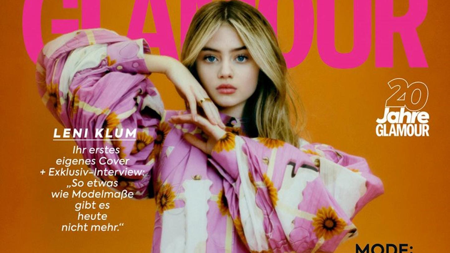 Leni Klum: Sie ziert das Cover des Magazins "Glamour", das gerade sein 20-jähriges Jubiläum feiert. Leni Klum: Sie ziert das Cover des Magazins "Glamour", das gerade sein 20-jähriges Jubiläum feiert.