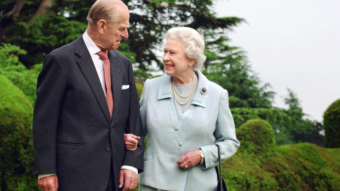 Prinz Philip und die Queen im Jahr 2007: Damals feierten sie ihre Diamantene Hochzeit.