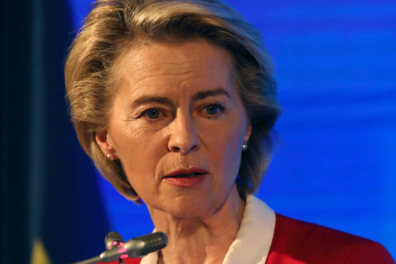 Ursula von der Leyen bei einer Pressekonferenz: Die EU-Kommission hat eine weitere Impfstoff-Großbestellung angekündigt.