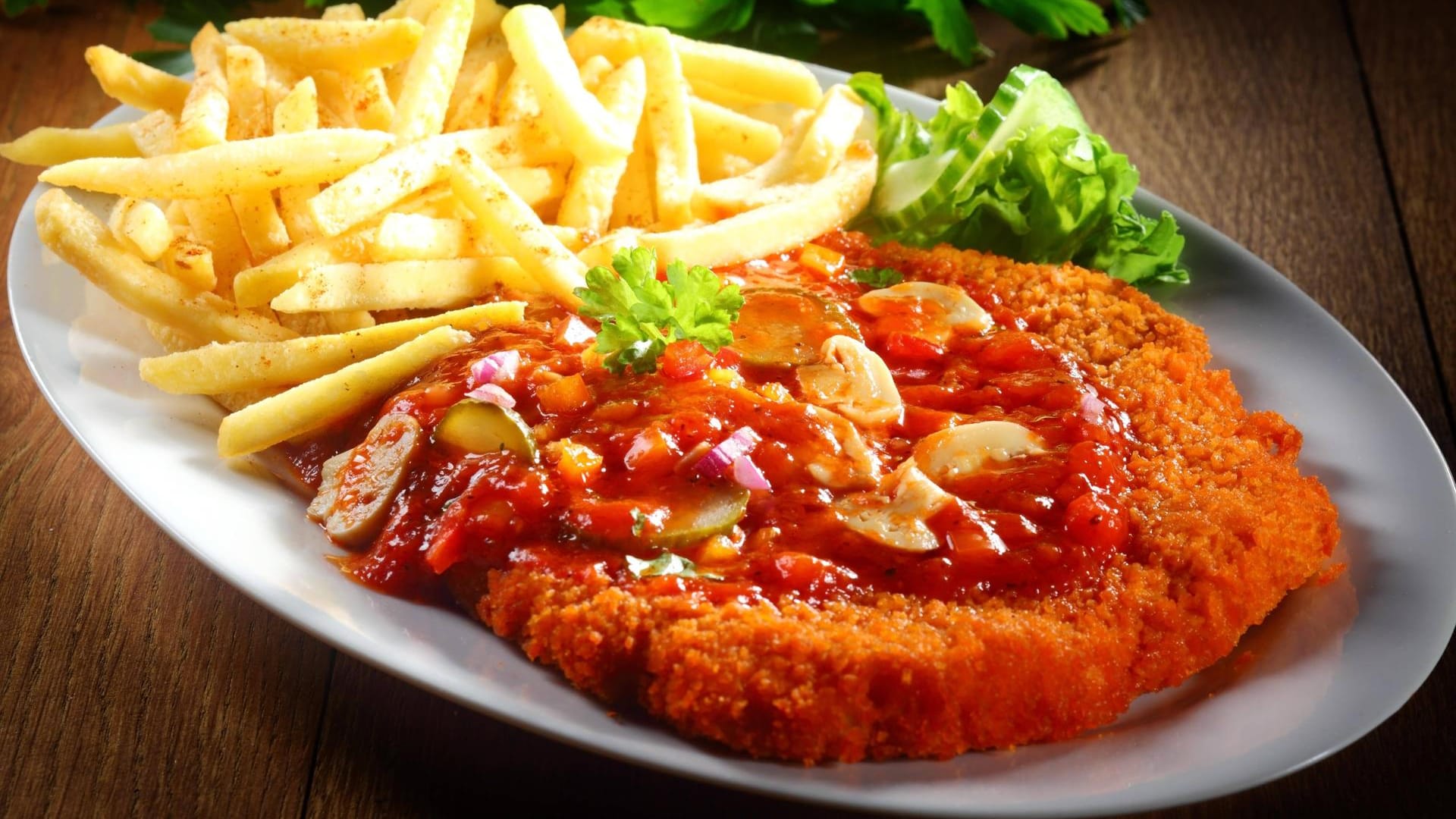 Schnitzel mit Sauce: Um den Namen dafür wird gestritten.