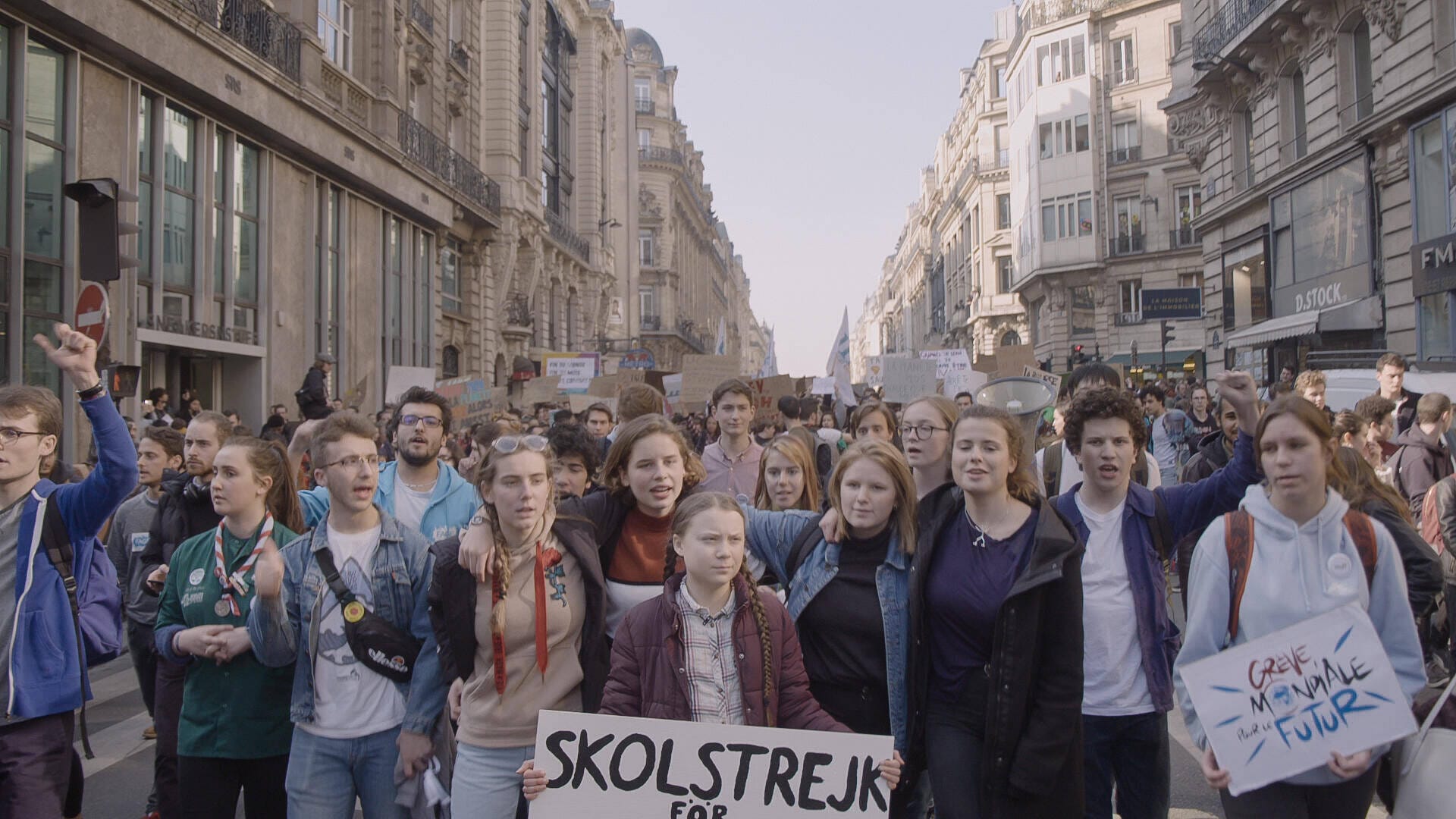 Greta Thunberg bei einer "Fridays for Future"-Demonstration: Auch Lifestyle-Linke, sagt Wagenknecht.