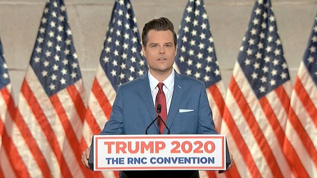Gegen den Republikaner Matt Gaetz wird nun offiziell ermittelt. Gegen den Republikaner Matt Gaetz wird nun offiziell ermittelt.