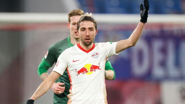Hat die Meisterschaft noch nicht vollends abgeschrieben: Leipzigs Kevin Kampl. Hat die Meisterschaft noch nicht vollends abgeschrieben: Leipzigs Kevin Kampl.