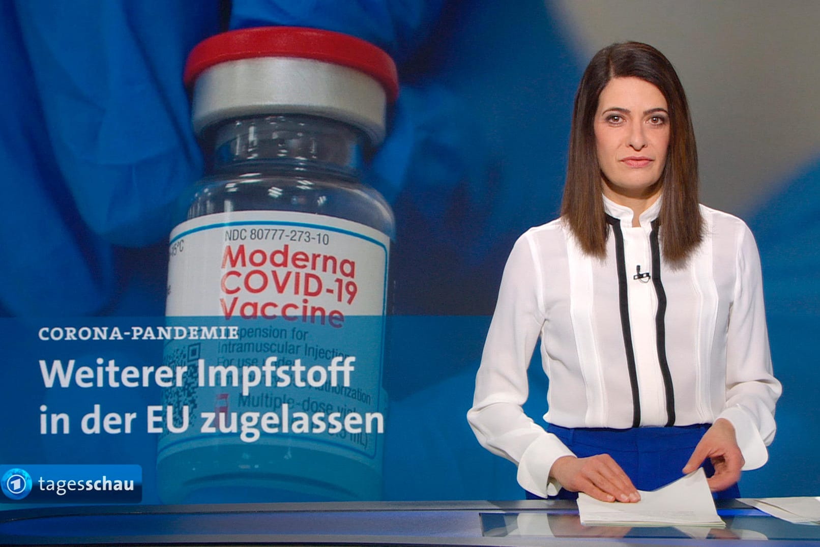 Linda Zervakis: Die Moderatorin zum Thema Corona-Pandemie in der "Tagesschau".